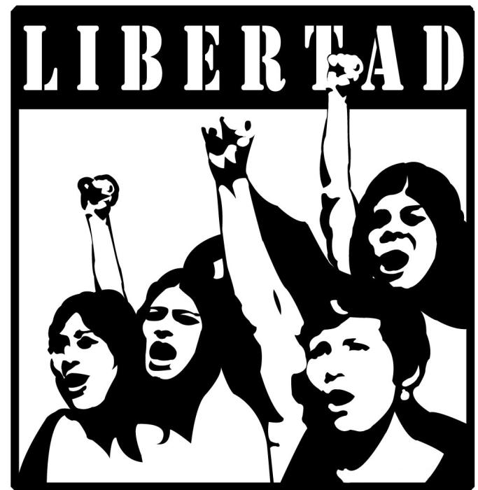 DESDE LA LIBERTAD, MUJER ALADA, T MIXTA 70X100